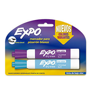 13751 - MARCADOR PARA PIZARRON SURTIDOS CON 2 EXPO URBAN