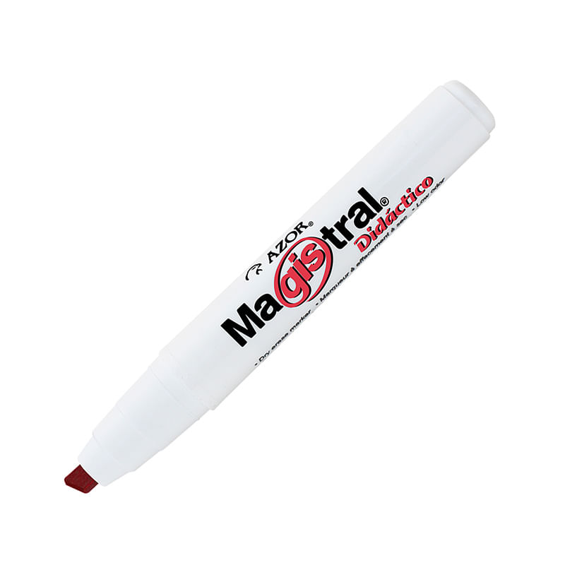 13750 - MARCADOR PARA PIZARRON ROJO MAGISTRAL DIDACTICO