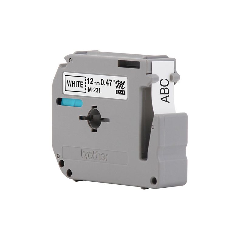 10774 - CINTA PARA ROTULADOR PT-100/110/85 NGRO/BLCO 12MM