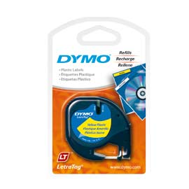 10769 - CINTA PARA ROTULADOR LT AMLLO/NGRO 12MMX4M   DYMO