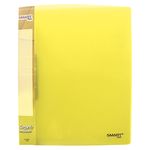 8818 - CARPETA PLASTICA CARTA CON PALANCA PLASTICO AMARILLO TRANSPARENTE