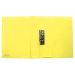 22316 - CARPETA PLASTICA CARTA CON PALANCA PLASTICO AMARILLO TRANSPARENTE
