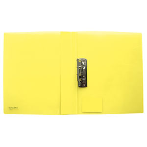 22316 - CARPETA PLASTICA CARTA CON PALANCA PLASTICO AMARILLO TRANSPARENTE