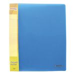 8809 - CARPETA PLASTICA CARTA CON PALANCA AZUL TRANSPARENTE