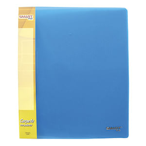 8809 - CARPETA PLASTICA CARTA CON PALANCA AZUL TRANSPARENTE