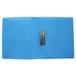 22317 - CARPETA PLASTICA CARTA CON PALANCA AZUL TRANSPARENTE