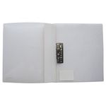 22319 - CARPETA PLASTICA CARTA CON PALANCA BLANCO TRANSPARENTE