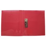 22320 - CARPETA PLASTICA CARTA CON PALANCA ROJO TRANSPARENTE
