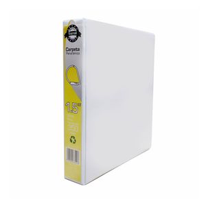 Carpeta Arillo 1.5 D Blanca Panoramica Samsill P16757