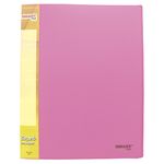 8823 - CARPETA PLASTICA CARTA CON PALANCA ROSA NEON