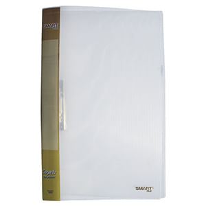 8833 - CARPETA PLASTICA OFICIO CON PALANCA CRISTAL TRANSPARENTE