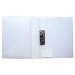22354 - CARPETA PLASTICA OFICIO CON PALANCA CRISTAL TRANSPARENTE