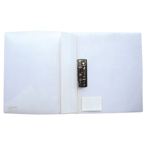 22354 - CARPETA PLASTICA OFICIO CON PALANCA CRISTAL TRANSPARENTE