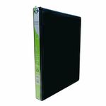 8568 - CARPETA ARILLO 1" OFICIO NEGRA CON VENTANA SAMSILL