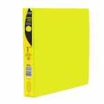 8518 - CARPETA ARILLO 1" O AMARILLO NEON CON VENTANA SAMSILL