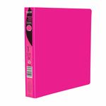 8565 - CARPETA ARILLO 1" O ROSA NEON CON VENTANA SAMSILL
