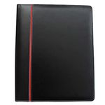 8767 - CARPETA EJECUTIVA CARTA NEGRO/ROJO