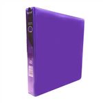 8512 - CARPETA ARILLO 1"  O MORADO NEON CON VENTANA SAMSILL