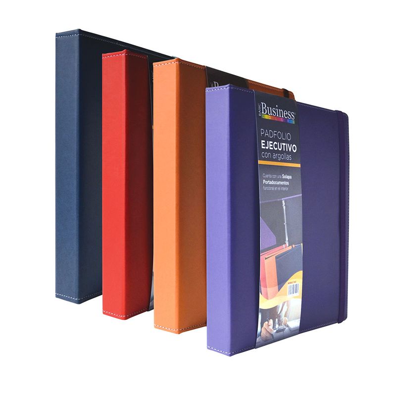 22372 - CARPETA EJECUTIVA TUCSON 1" COLORES SURTIDOS