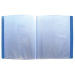 22381 - CARPETA CARTA CON 20 MICAS AZUL TRASP