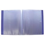 22382 - CARPETA CARTA CON 20 MICAS MORADO TRASP