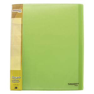 8693 - CARPETA CARTA CON 20 MICAS VRDE TRASP