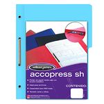 8489 - CARPETA ACCOPRESS OFICIO CON BROCHE AZUL CLARO MEDIA CEJA
