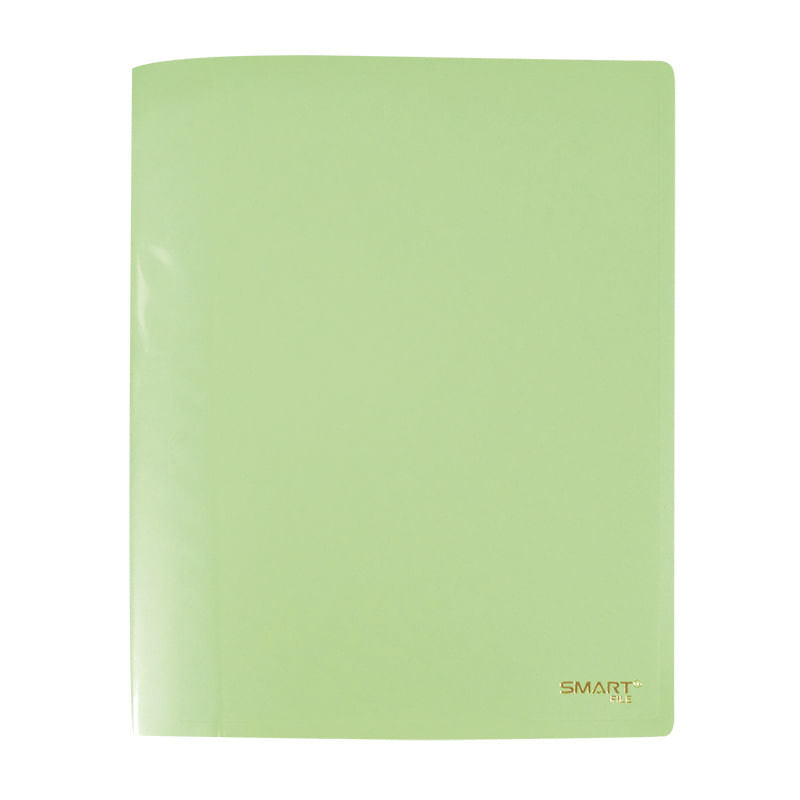 8691 - CARPETA CARTA CON 20 MICAS VERDE PASTEL