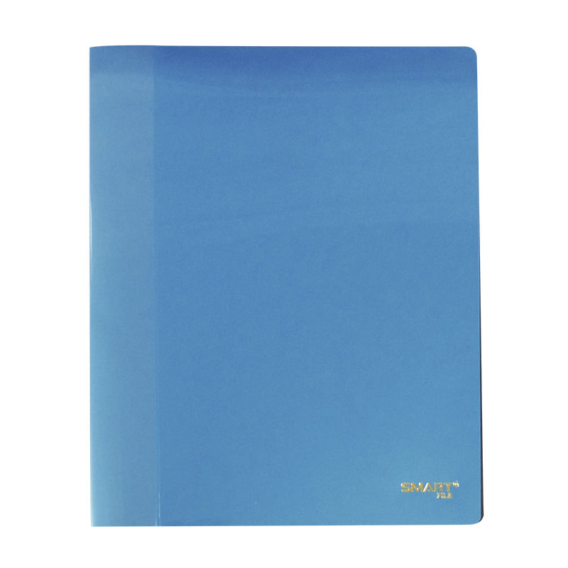 8646 - CARPETA CARTA CON 20 MICAS AZUL SHINY