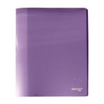 8681 - CARPETA CARTA CON 20 MICAS LILA SHINY