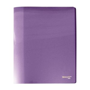 Carpeta Carta Con 20 Micas Lila Shiny 22531