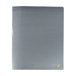 8819 - CARPETA PLASTICA CARTA CON PALANCA PLATA SHINY