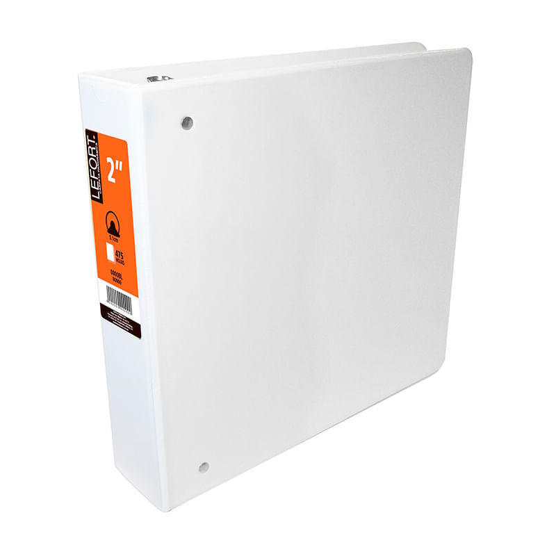 8578 - CARPETA ARILLO 2" O BLANCA CON VENTANA LEFORT