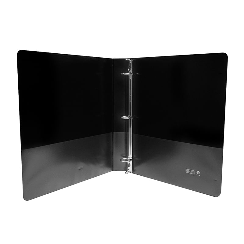 22473 - CARPETA ARILLO 1" O NEGRA CON VENTANA LEFORT