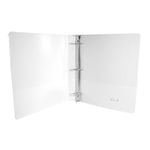 22475 - CARPETA ARILLO 1" D BLANCA CON VENTANA LEFORT