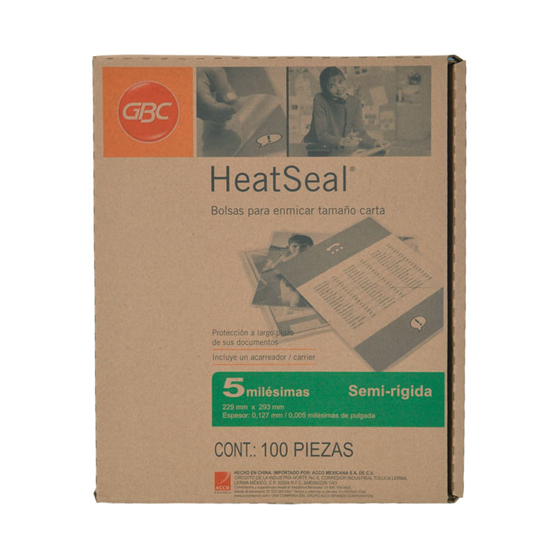 8736 - MICA TERMICA CARTA 21 5X28CM 100PZAS (5MIL)