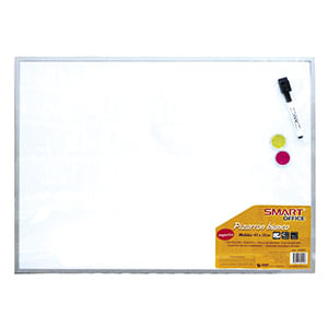 15200 - PIZARRON BLANCO MAGNETICO 58X43CM MARCO ALUMINIO