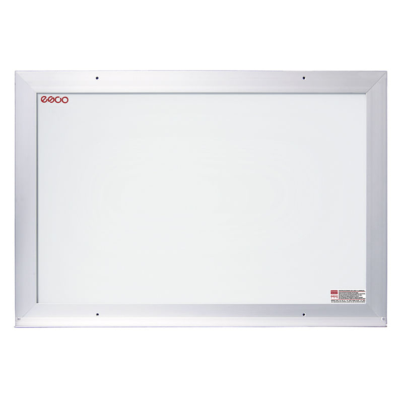 15201 - PIZARRON CRISTAL 120X90 MARCO ALUMINIO