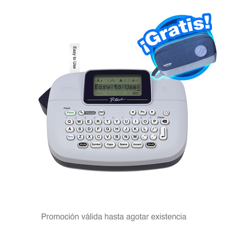 9930 - ROTULADOR ELECTRICO PT-M95 C/PANTALLA 2 LINEAS