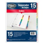 10232 - SEPARADOR 15DIV CARTA NUMERICO WJ