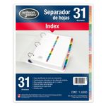 SEPARADOR 31DIV CARTA NUMERICO WJ