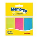 11900 - BANDERITAS 3 COLORES NEON 1X1 69" MEMOTIP