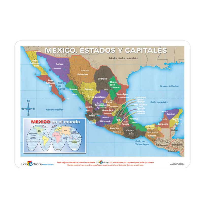 14995 - TAPETE EDUCATIVO MAPA DE MEXICO