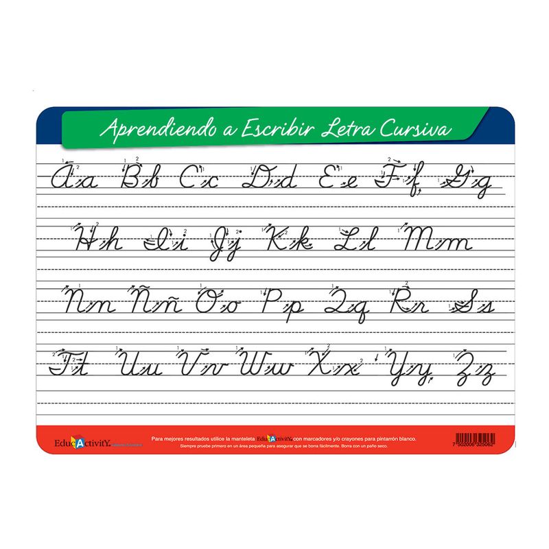 14993 - TAPETE EDUCATIVO LETRA DE MOLDE