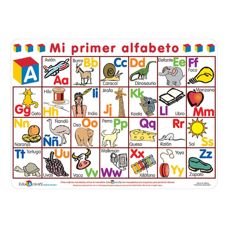 15045 - TAPETE EDUCATIVO MI PRIMER ALFABETO