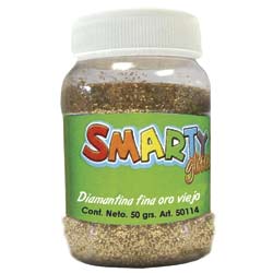 9420 - DIAMANTINA FINA BOTE C/50G ORO