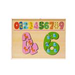 8467 - JUEGO MADERA ROMPECABEZAS NUMEROS 0-9