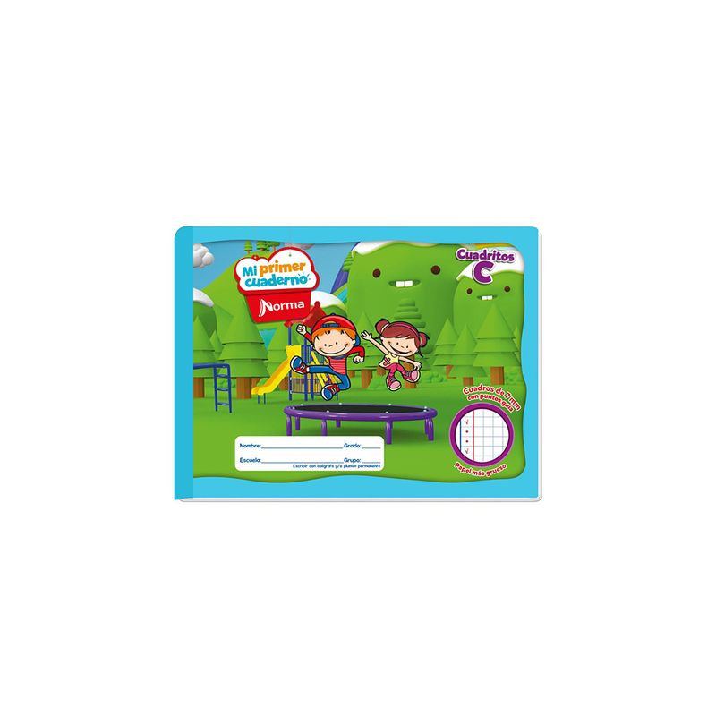 43883 - CUADERNO COSIDO PREESC 72H MI PRIMER CUADRITOS C 7MM