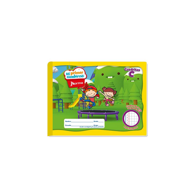 43884 - CUADERNO COSIDO PREESC 72H MI PRIMER CUADRITOS C 7MM