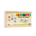 9353 - JUEGO MADERA DOMINO ALFABETO ILUSTRADO